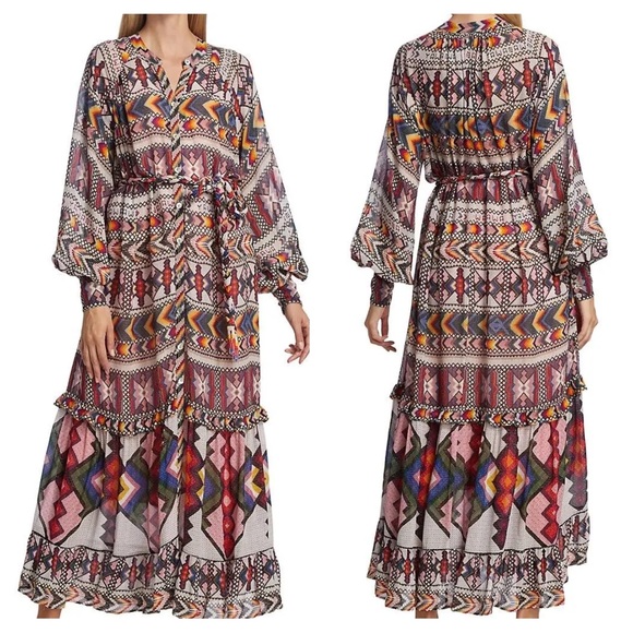 🆕🏷 FARM Rio Amulet Printed Maxi Dress - Picture 5 of 12